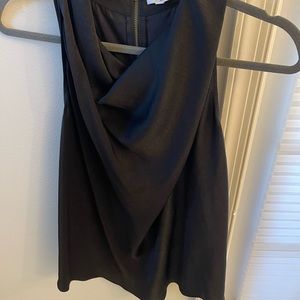 Helmut By Helmut Lang cowl neck silk blouse